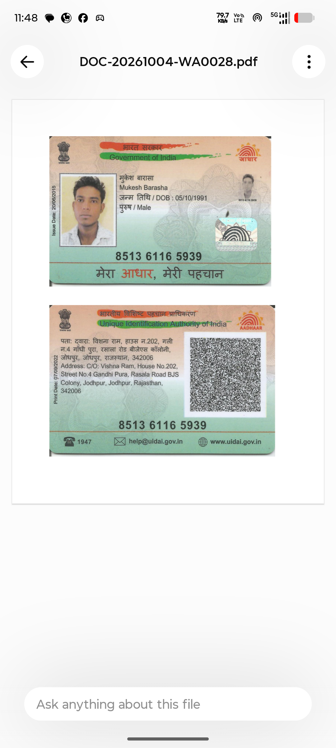 Mukesh Barasha