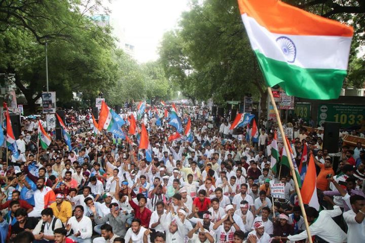 Delhi Protest Turns Violent