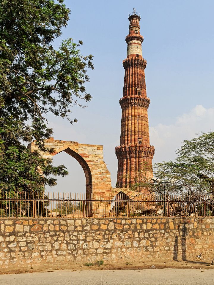 Qutub Minar Illuminated in ASEAN Colours for 59th Anniversary