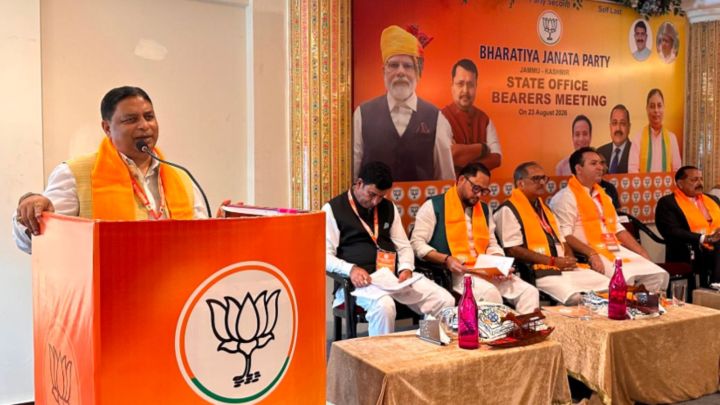 BJP convenes first-ever organisational meet in Srinagar, signalling return of normalcy