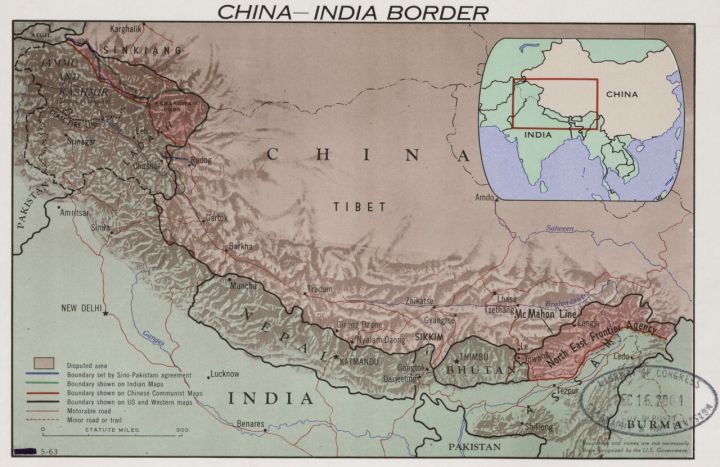 India Sends China Map Highlighting Border Dispute Amid BRICS Tensions