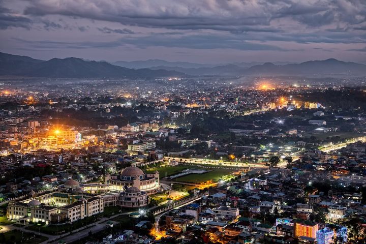 Imphal Protest Escalates Amid Heavy Rain, Woman Police Officer Injured