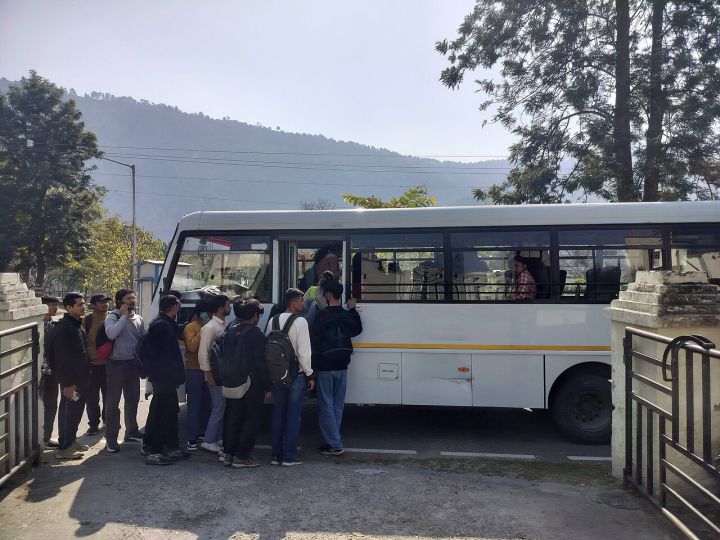 Uttarakhand Students Protest Outside DFO Office Over Hazardous Trees