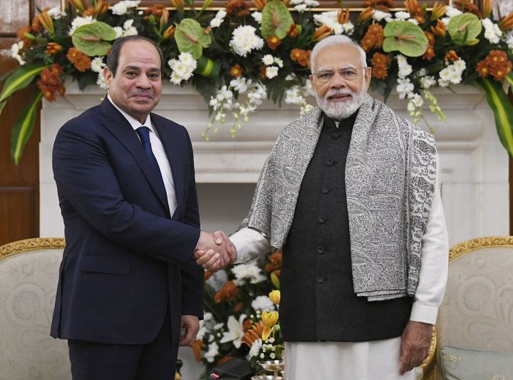 Modi Meets Egypt's President El‑Sisi in Delhi Ahead of BRICS Summit
