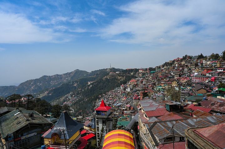 Rain showers hit Shimla as temperatures fall, snow covers higher hills