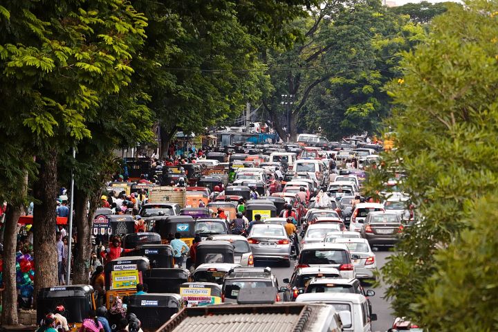 Six vehicles damaged in chain collision on Hyderabad's PVNR Expressway