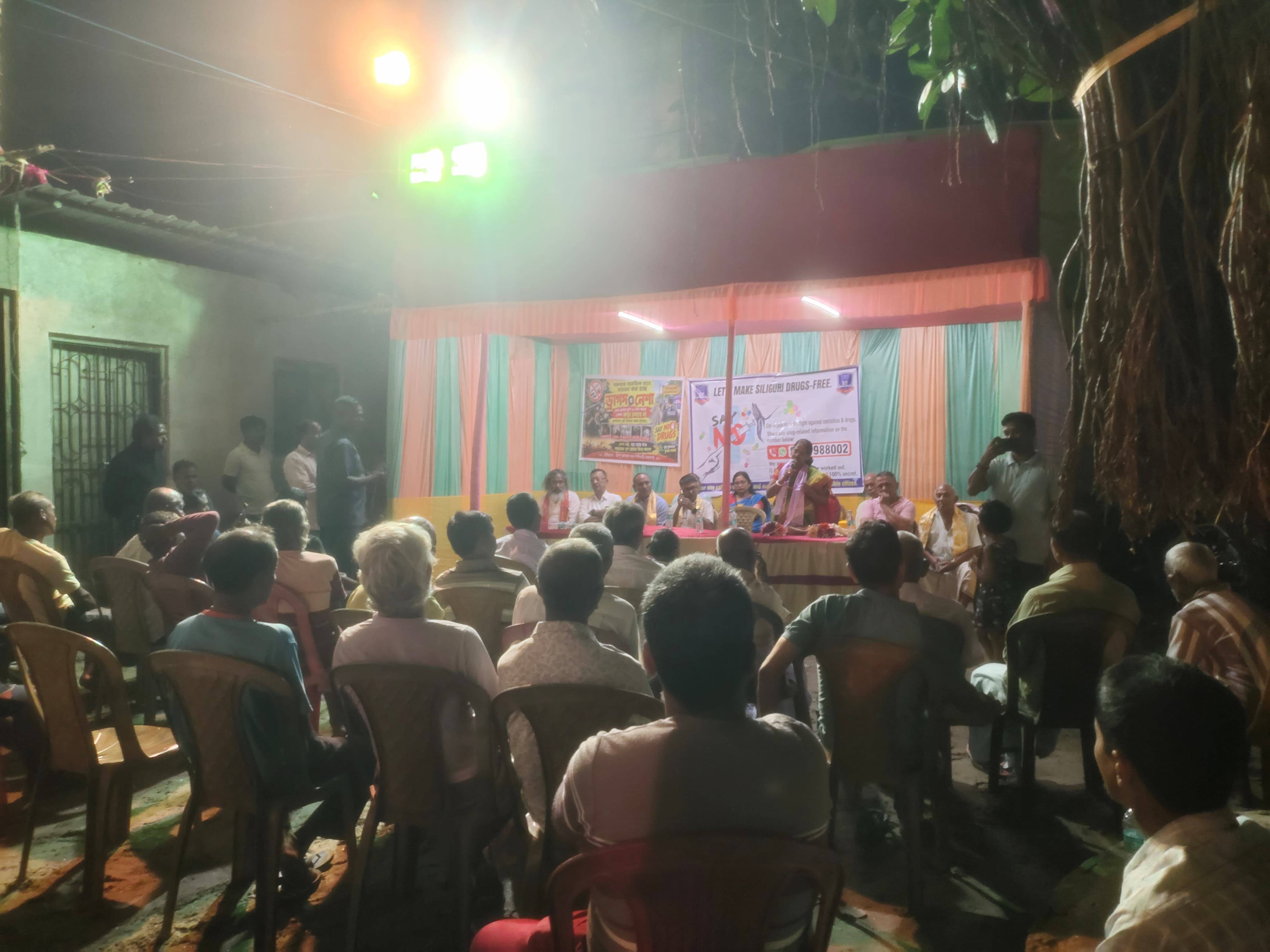 শিলিগুড়িতে মাদক বিরোধী অভিযানে হিন্দু জাগরণ মঞ্চের যোগদান