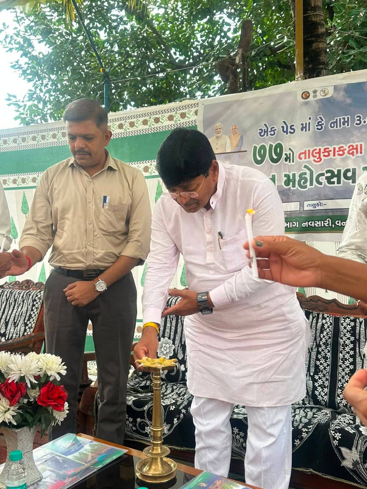 ભીનાર ગામમાં ૩.૦ ૭૭મો તાલુકા કક્ષાનો વનમહોત્સવ યોજાયો