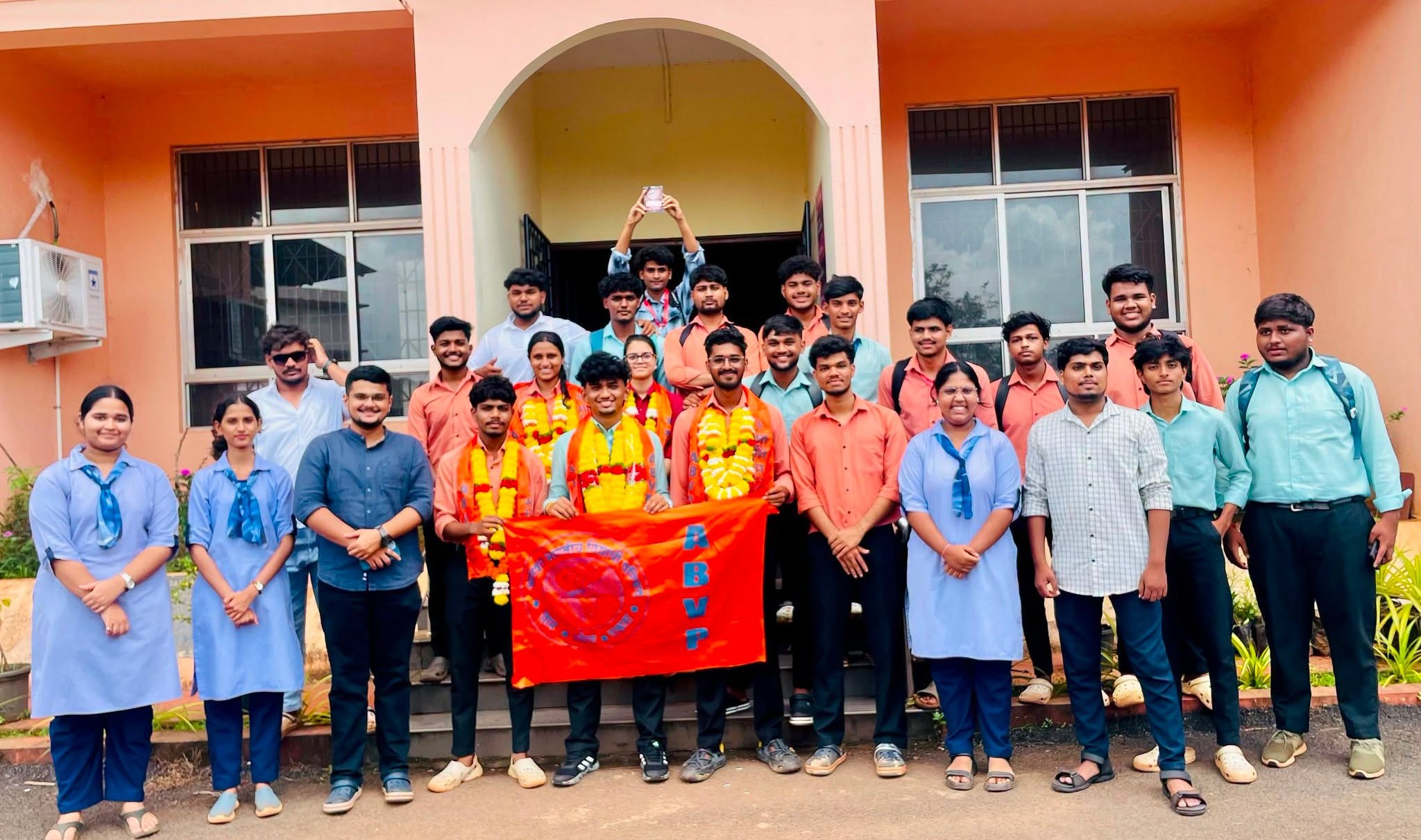 फोंडा में ABVP समर्थित पैनल की शानदार जीत